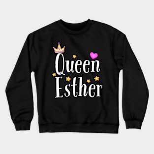 Queen Esther Purim Party Crewneck Sweatshirt